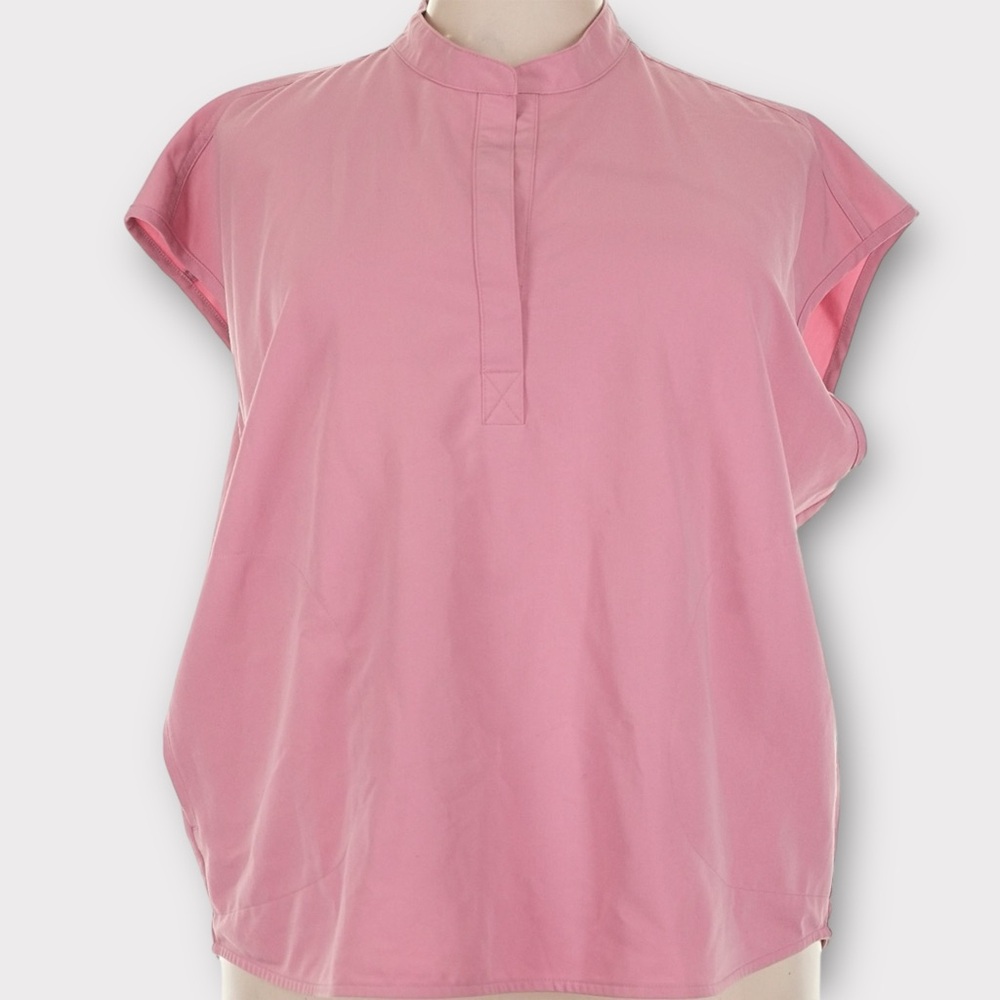 FIGS Women's Rafaela Oversized Scrub Top™ in Chalk Pink | XXL - Picture 7 of 15